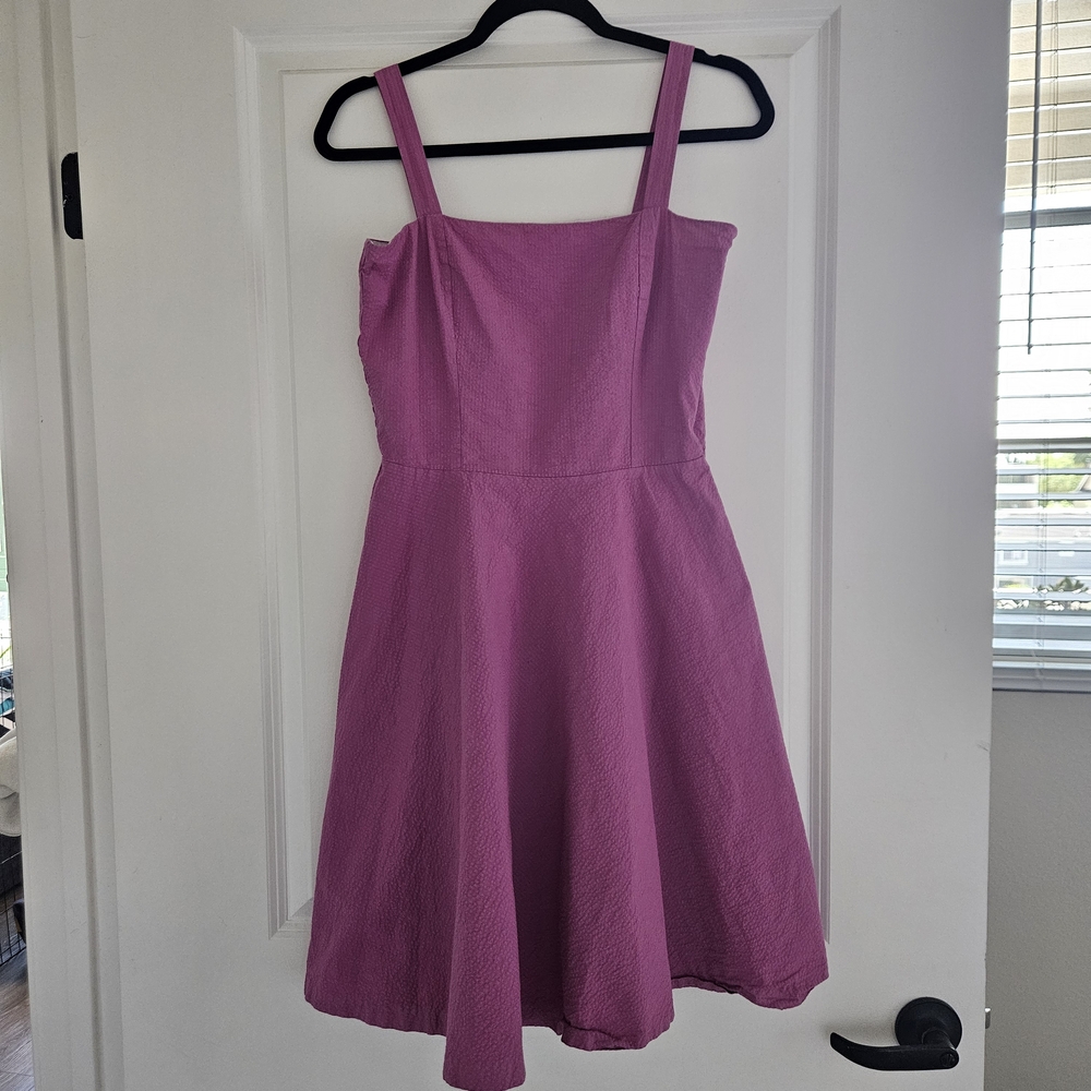 Lauren Ralph Lauren Lavender-Pink Square Neck Sundress - Size 4